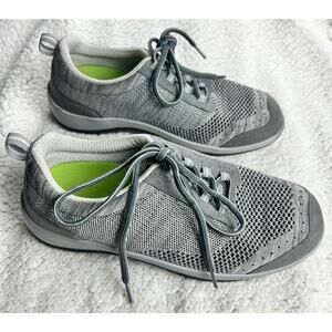 Orthofeet Palma 716 Women's Stretch Knit Shoes Gray Sneakers - size 8.5